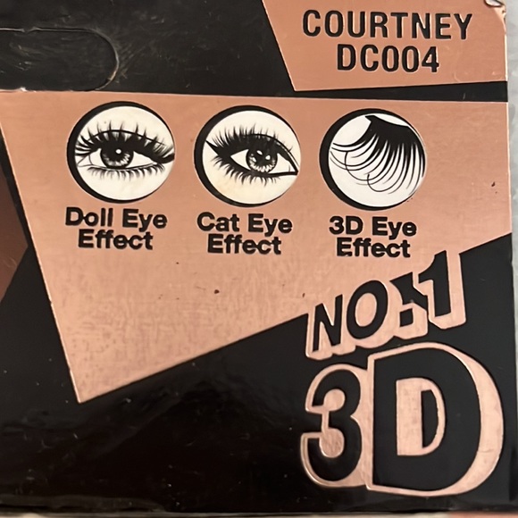 NWT Two pack Doll Cat Eye 3D false eyelashes - Picture 5 of 7